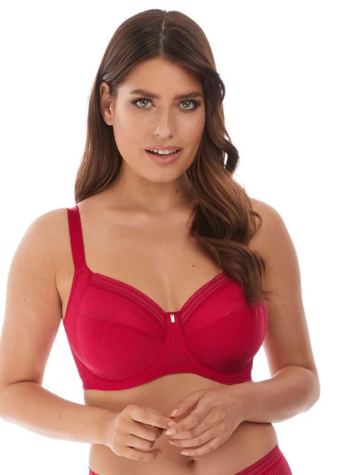 Fantasie Fusion Underwire Full Cup Bra with Side Support, Red | Red Bra | Fusion Bra In Red