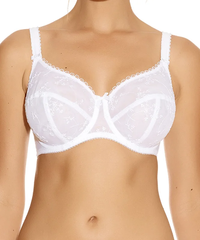 Women's bras made of soft cotton fabricFantasie Salsa Underwire Balcony Bra, White