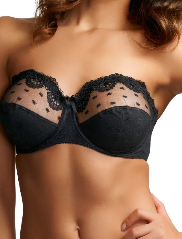 Women's geometric - patterned brasFantasie Samantha Underwire Strapless Bra, Black
