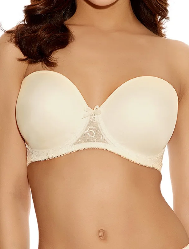 Women's full - cup bras for maximum coverageFreya Deco Darling Underwire Molded Strapless Bra, Ivory