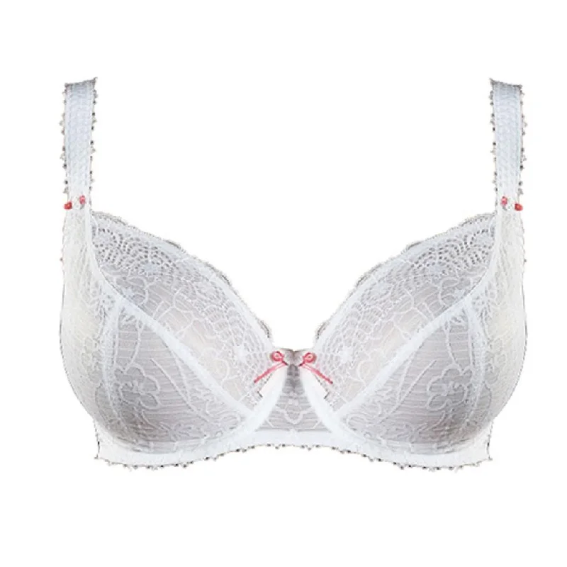 Women's geometric - patterned brasFreya Jolie U/W Balcony Bra Larger Cups, White