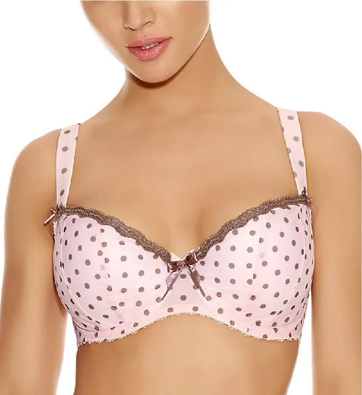 Freya Patsy Underwire Padded Half Cup Bra, Ballet Pink