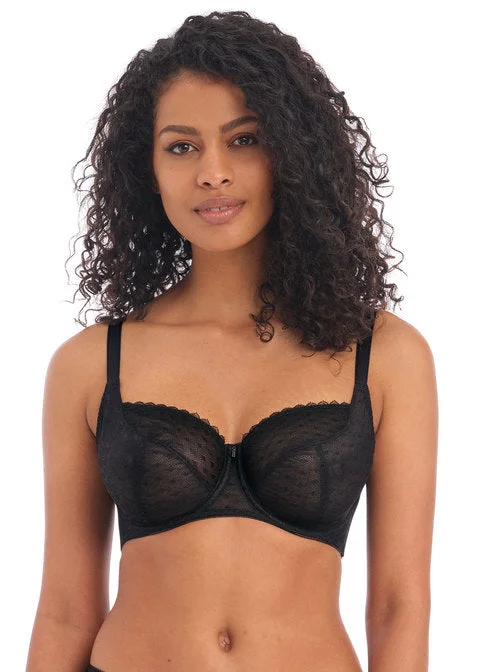 Freya Signature UW Balcony Bra, Black | Freya Balcony Bra | Black Balcony Bra