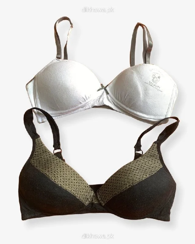 Women's Victoria's Secret bras in various sizesImported Stocklot Branded  Net Pushup Bra - Non Wired Bra  - Padded Bra - Pack of 2