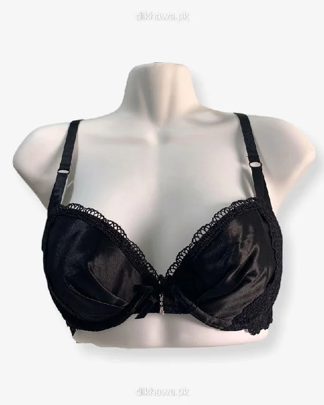 Women's bras with a silk blend for luxuryImported Stocklot Branded  Net Pushup Bra - Underwired Bra  - Padded Bra - Pack of 2