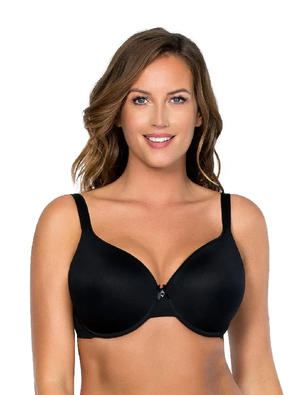 Women's bras with anti - odor technologyJeanie T-Shirt Bra - Black - 4812