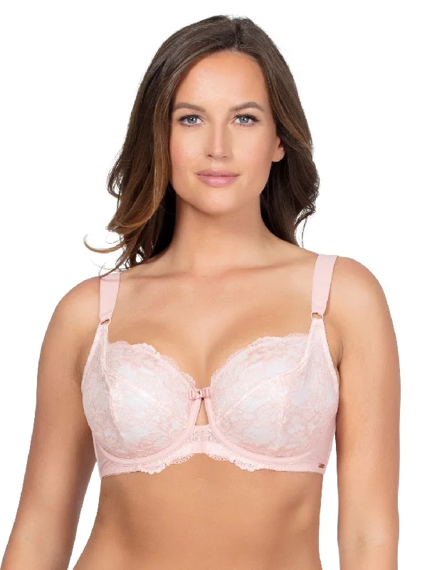 Women's polka - dot brasMarion Unlined Wire Bra - Pink Parfait - P5392