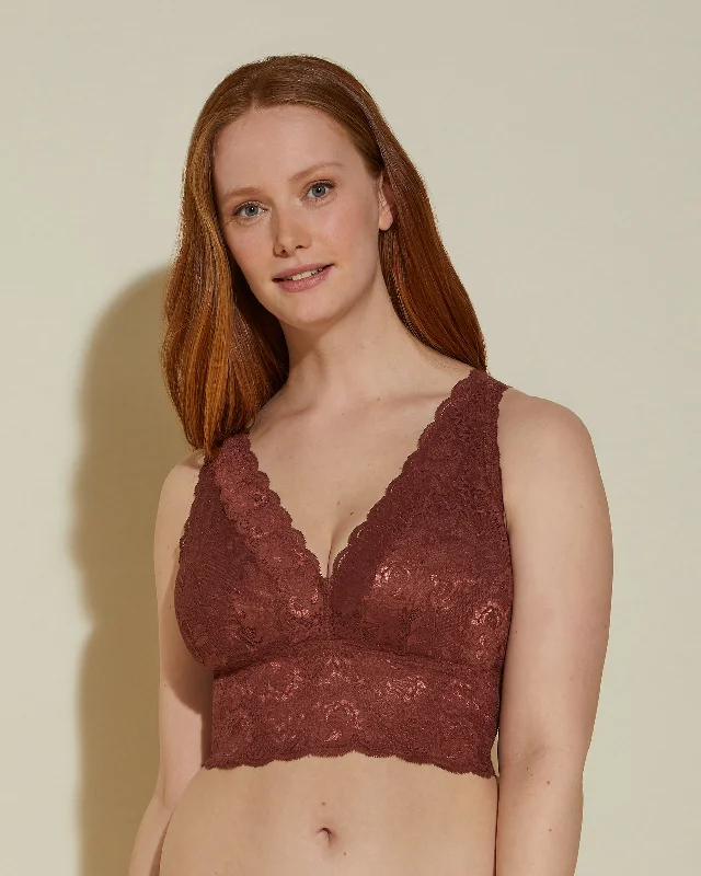 Women's red bras for a bold statementBralette Curvy Plungie Longline