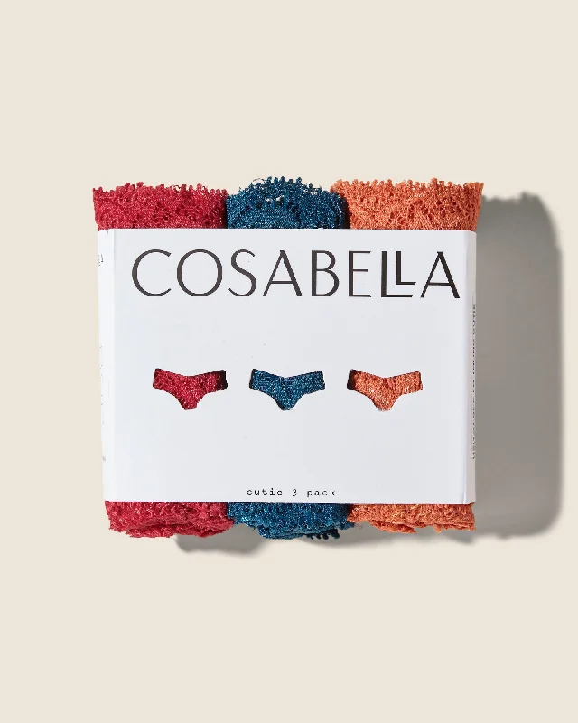 Women's pastel - colored bras for a soft lookLot De 3 Tangas