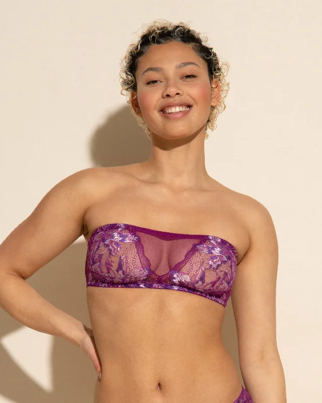 Women's strapless bras with silicone gripReggiseno A Fascia