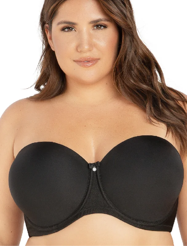 Women's strapless bras with silicone gripParfait Elise Strapless Bra, Black | Black Strapless Bra | Parfait Elise Molded Bra