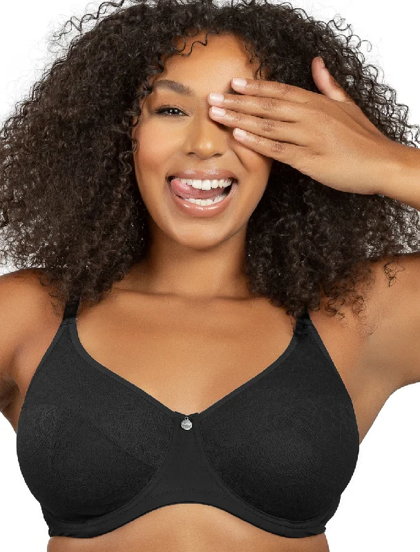 Women's bras with adjustable back closuresParfait Enora Bra Underwired Unlined Minimizer Bra Black | Black Enora Parfait Minimizer Bra | Parfait Enora Minimizer Bras Black