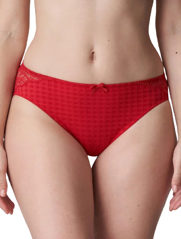Women's bras with a satin finishPrimaDonna Madison Rio Briefs, Scarlet | Red PrimaDonna Briefs | Red Primadonna Madison