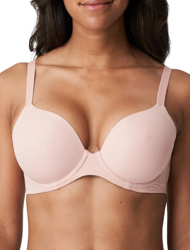 Women's bras with removable padsPrimaDonna Figuras Spacer Plunge Cup Wire Bra, Powder Rose | Rose Primadonna Figuras bra
