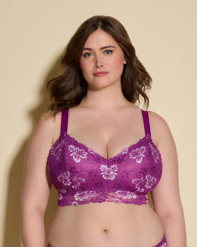 Women's demi - cup bras for a sexy lookBralette Tipo Top Super Curvy