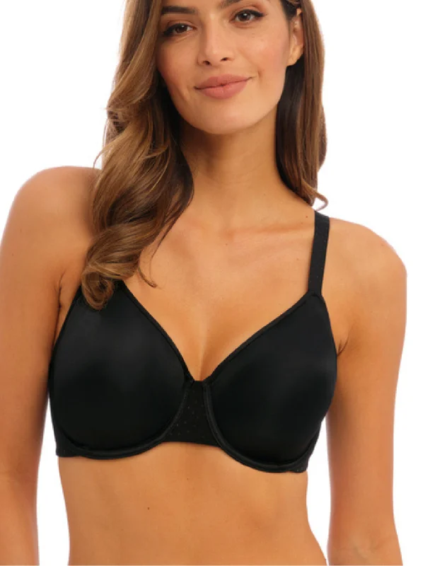 Women's bras with moisture - wicking propertiesWacoal Back Appeal Minimizer Underwire Bra, Black | Wacoal Black Minimizer Bra