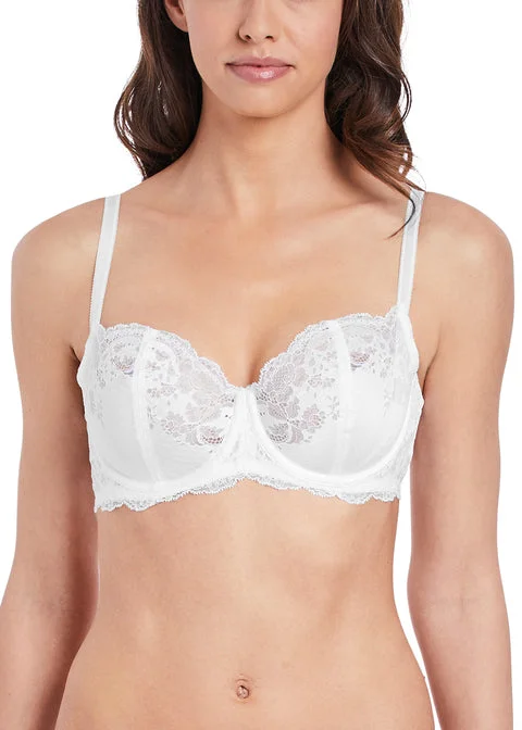 Women's red bras for a bold statementWacoal Lace Affair Underwire Bra, White