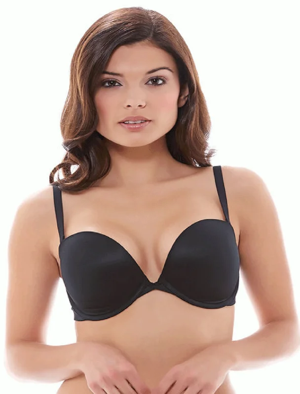 Women's strapless bras with silicone gripWacoal Push Up Bra, Black WA858313