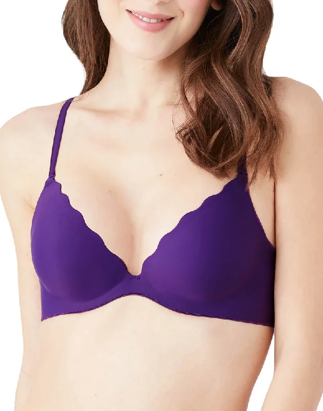 Nylon bras offering durability and stretch b.tempt'd by Wacoal B.Wow'd Push-Up Contour Bra Grape Royale 958287 Nylon bras offering durability and stretch b.tempt'd by Wacoal B.Wow'd Push-Up Contour Bra Grape Royale 958287