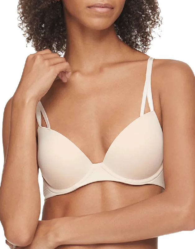 Bra with a non - padded cup for a natural feel Calvin Klein Women Seductive Comfort Lite Lift Under Wire Demi Bra QF6016 Bra with a non - padded cup for a natural feel Calvin Klein Women Seductive Comfort Lite Lift Under Wire Demi Bra QF6016