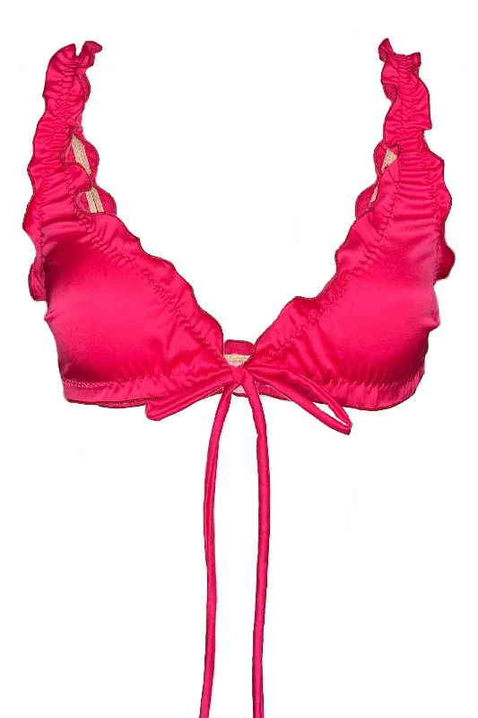 Bra with a plus - size adjustable strap for added comfort​ Candy Fuchsia bra