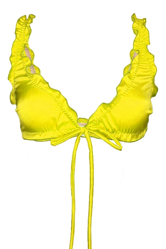 Bra with a plus - size underbust band for a secure fit​ Candy Neon bra
