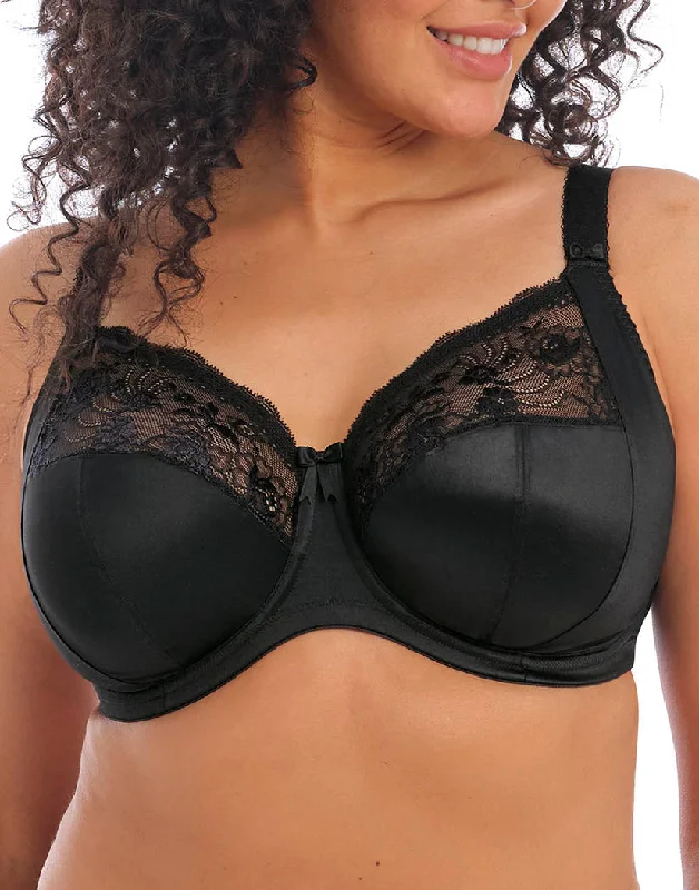 Bralettes for a trendy and comfortable alternative Elomi Morgan UW Bra Black EL4111 Bralettes for a trendy and comfortable alternative Elomi Morgan UW Bra Black EL4111