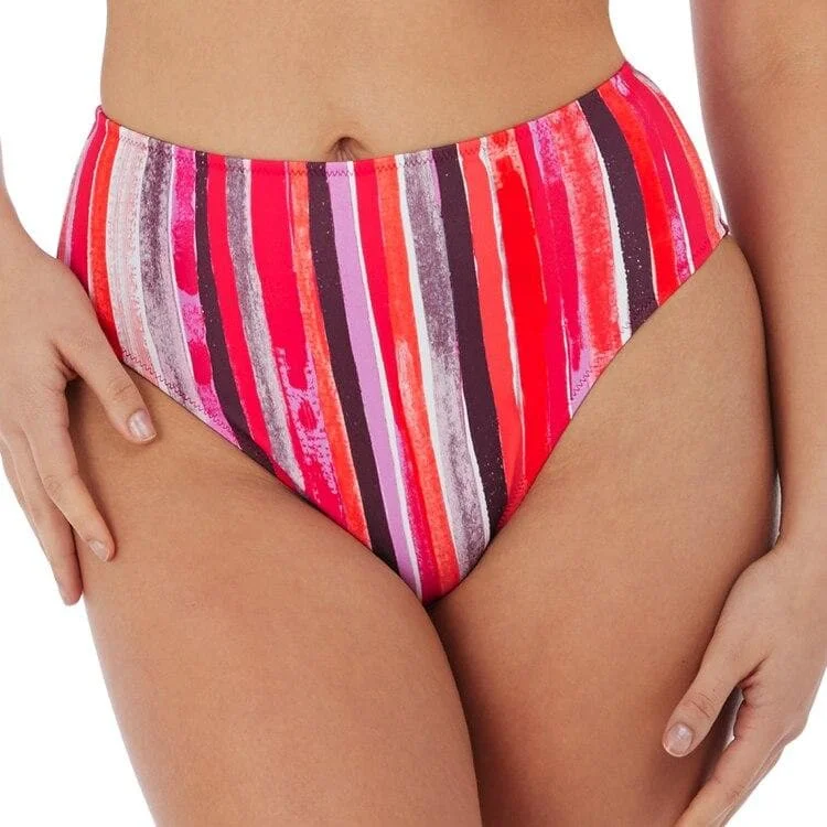 Bra with a plus - size customized fit option for a perfect fit Freya Swim Bali Bay High Waist Bikini Brief - Summer Multi Bra with a plus - size customized fit option for a perfect fit Freya Swim Bali Bay High Waist Bikini Brief - Summer Multi