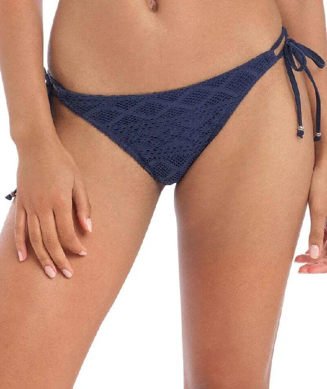 Bra with a racerback design for better mobility Freya Swim Sundance Tie Side Bikini Brief - Denim Bra with a racerback design for better mobility Freya Swim Sundance Tie Side Bikini Brief - Denim