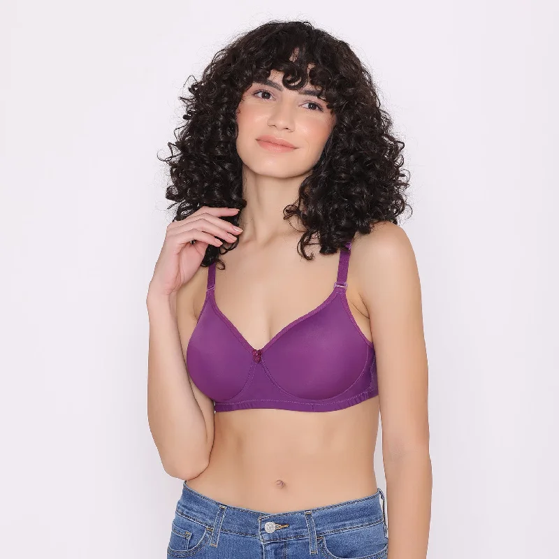Minimizer bras to reduce the appearance of breast size Full Coverage T-Shirt Bra Lightly Padded-LILY Minimizer bras to reduce the appearance of breast size Full Coverage T-Shirt Bra Lightly Padded-LILY
