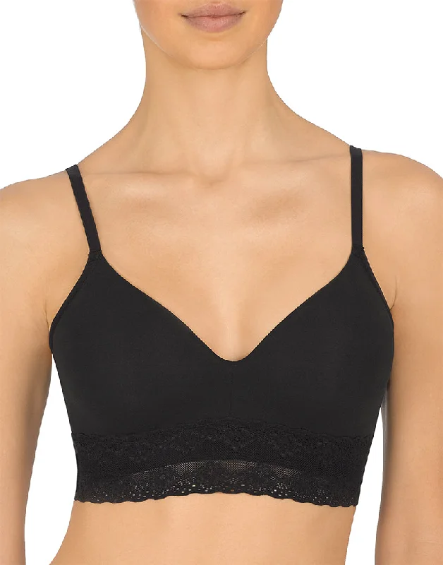 Bra with a wire - free construction for a softer feel​ Natori Bliss Perfection Contour Soft Cup Bra 723154