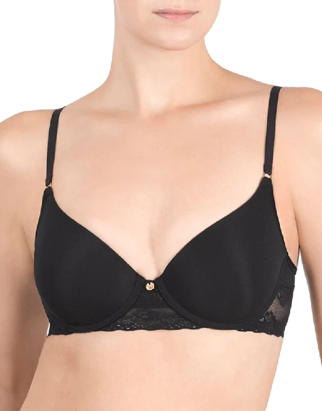 Bra with a bandeau style for a strapless and sleek look Natori Bliss Perfection Contour Underwire Bra 721154 Bra with a bandeau style for a strapless and sleek look Natori Bliss Perfection Contour Underwire Bra 721154