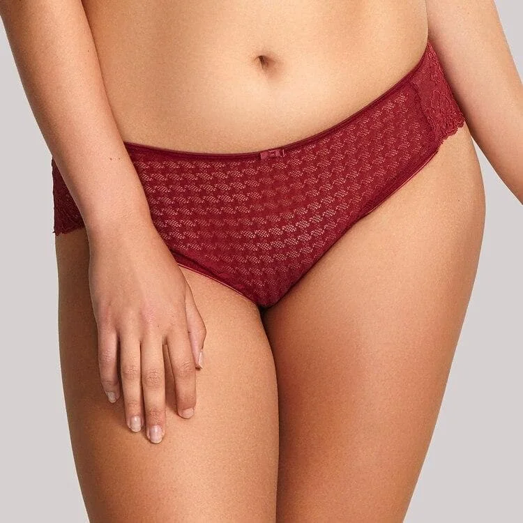 Bra with a plus - size adjustable strap for added comfort Panache Envy Brief - Rosewood Bra with a plus - size adjustable strap for added comfort Panache Envy Brief - Rosewood