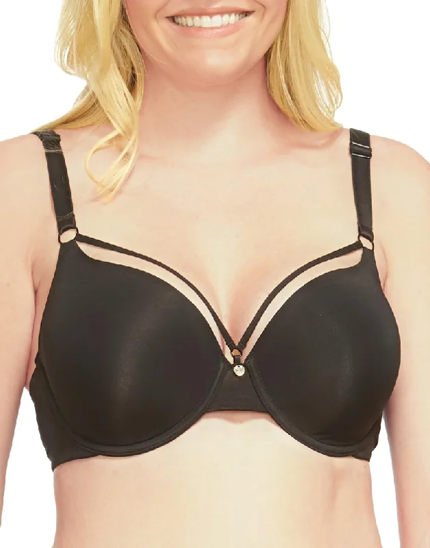 Bra with a built - in underwire for enhanced support​ QT Intimates Cage Underwire Racerback Bra 17211