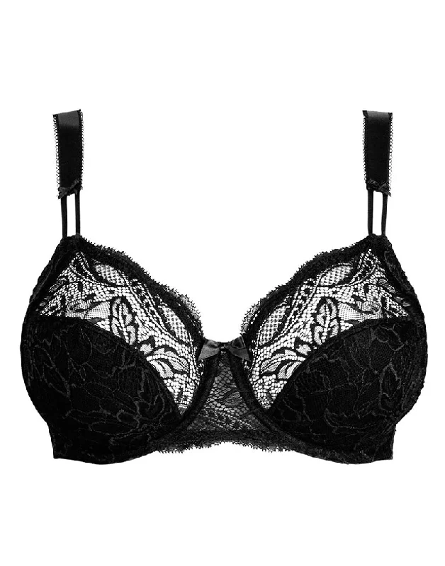 Bra with a plus - size adjustable strap for added comfort Simone Perele Eden Full Cup Bra 12E320 Bra with a plus - size adjustable strap for added comfort Simone Perele Eden Full Cup Bra 12E320