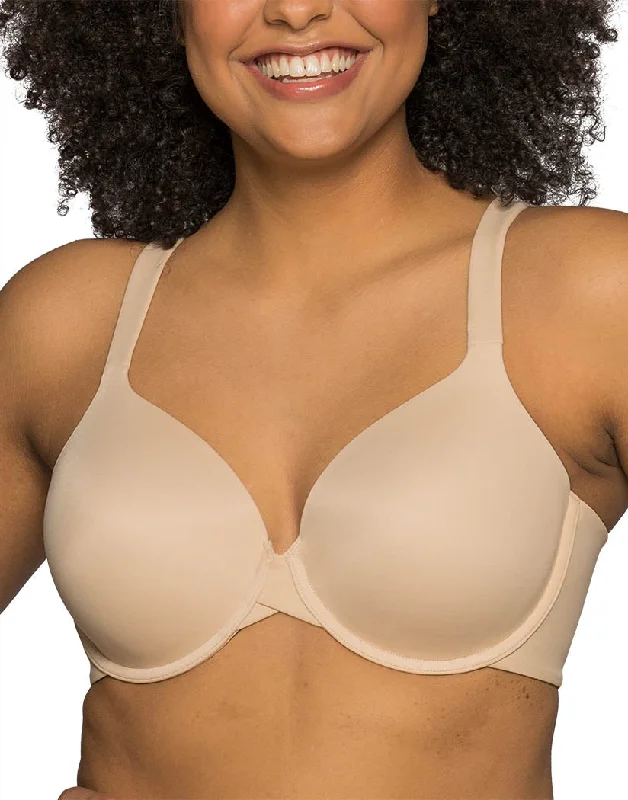 Bra with a polyester - lined cup for durability and moisture - wicking​ Vanity Fair Beauty Back Lift Underwire Bra 78349