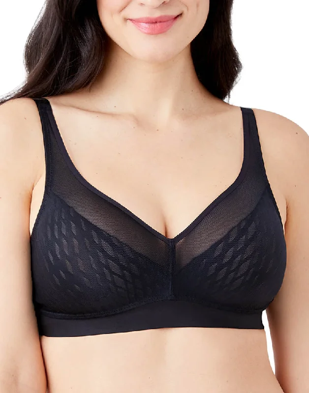 Bra with a non - padded cup for a natural feel​ Wacoal Elevated Allure Wirefree Bra 852336