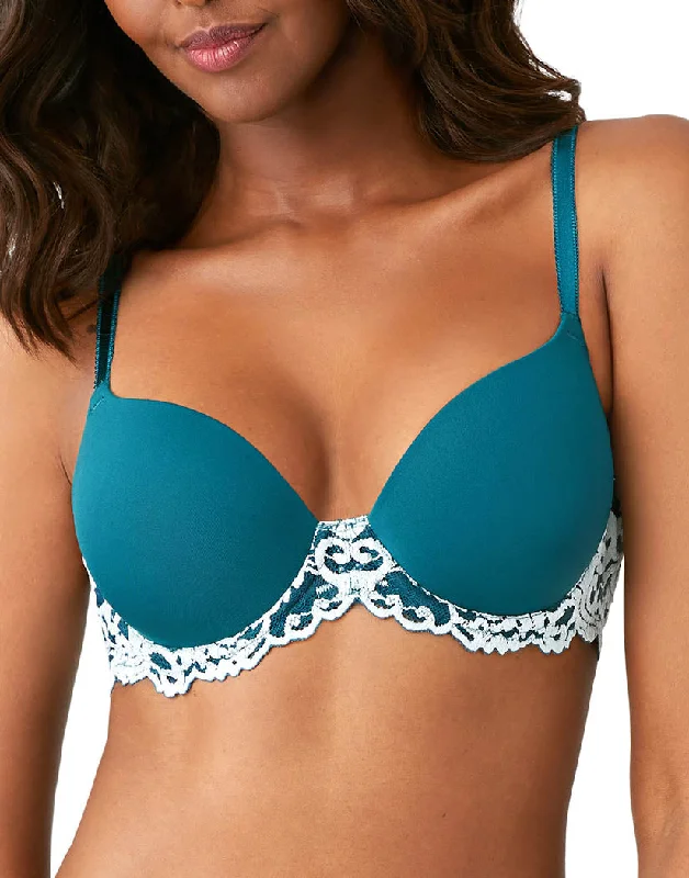 Bra with a reversible design for double the style options Wacoal Instant Icon Contour Bra Deep Teal/Blue Glass 853322 Bra with a reversible design for double the style options Wacoal Instant Icon Contour Bra Deep Teal/Blue Glass 853322