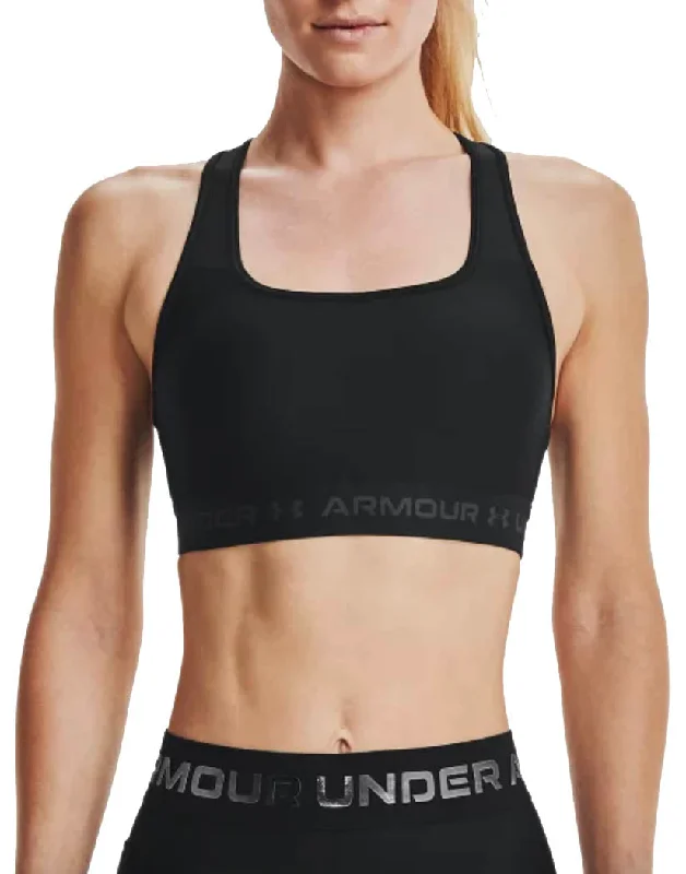 Bra with a plus - size underbust band for a secure fit Under Armour Women Armour® Mid Crossback Sports Bra 1361034 Bra with a plus - size underbust band for a secure fit Under Armour Women Armour® Mid Crossback Sports Bra 1361034