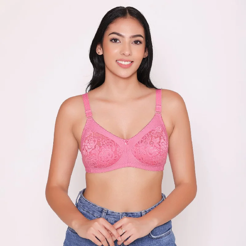Demi - cup bras for a sexy and revealing look Women's Non Padded Full Coverage Net Bra-Thea Demi - cup bras for a sexy and revealing look Women's Non Padded Full Coverage Net Bra-Thea