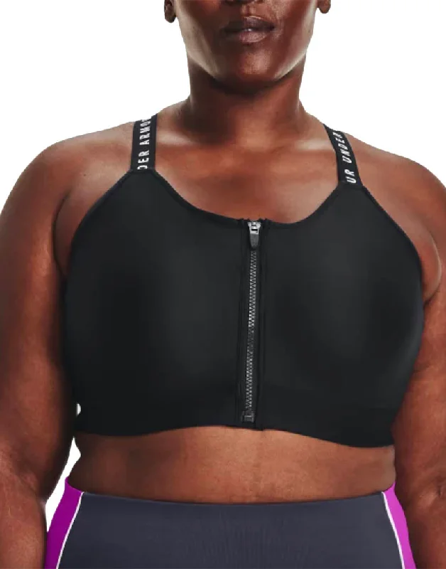 Bra with adjustable hooks for a customized fit Under Armour Women Infinity High Zip Sports Bra 1374378 Bra with adjustable hooks for a customized fit Under Armour Women Infinity High Zip Sports Bra 1374378