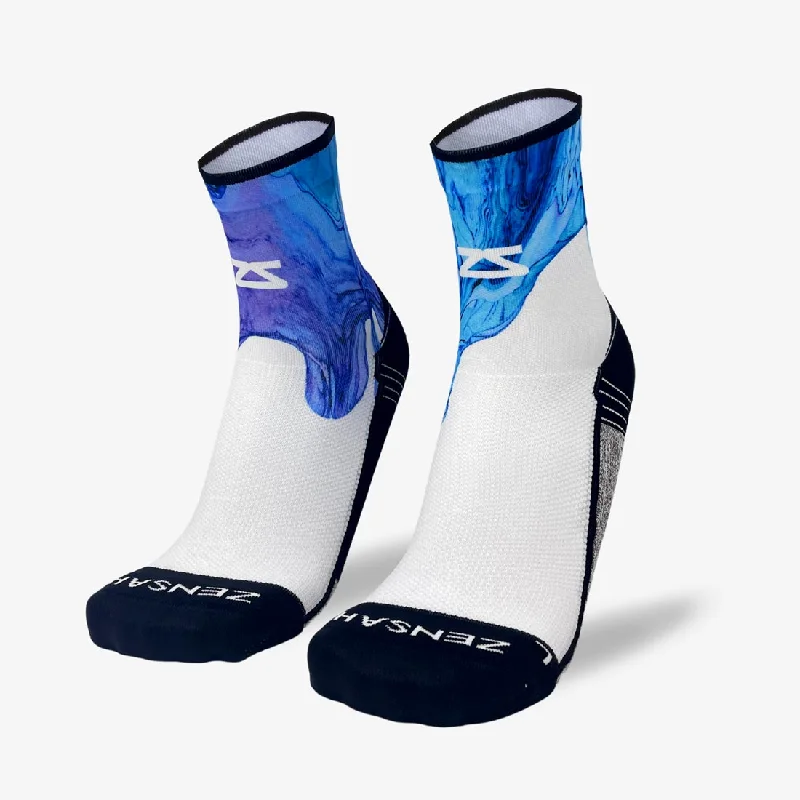 Fluid Drips Socks (Mini-Crew)