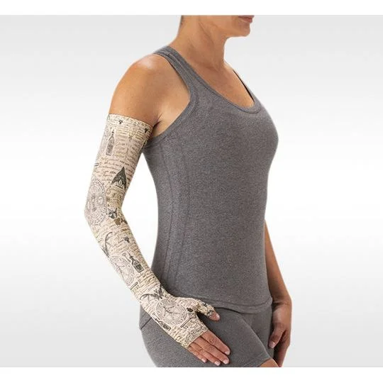 Women's compression socks for improved circulationJuzo Soft Armsleeve w/ Silicone, Alchemy