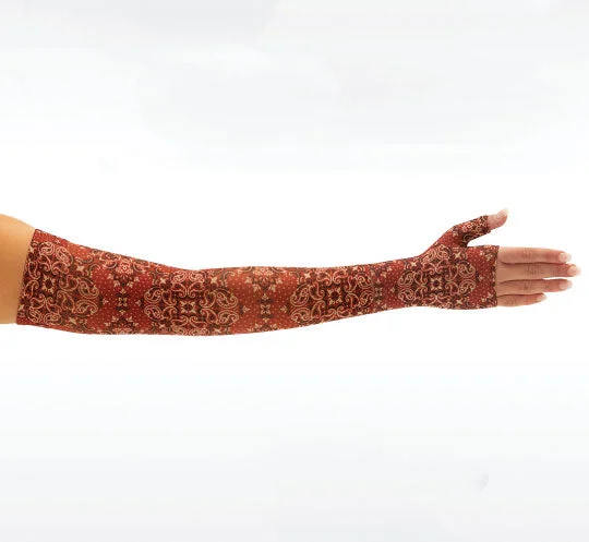 Women's silk - lined socks for a luxurious feelJuzo Soft Armsleeve w/ Silicone, Crimson Bandana