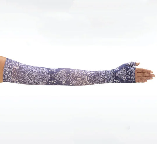 Women's satin - trimmed socks for a touch of eleganceJuzo Soft Armsleeve w/ Silicone, Gypsy Denim