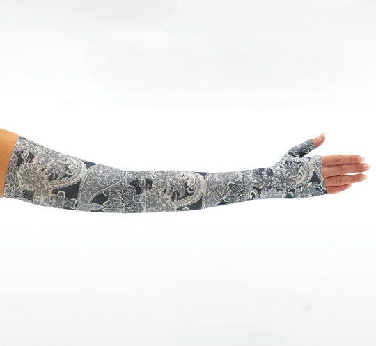 Women's arch - support socks for better comfortJuzo Soft Armsleeve w/ Silicone, Moonlight Paisley