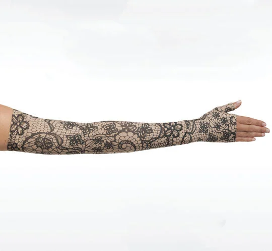 Women's cable - knit ankle socks for a cozy styleJuzo Soft Armsleeve w/ Silicone, Mosaic Henna