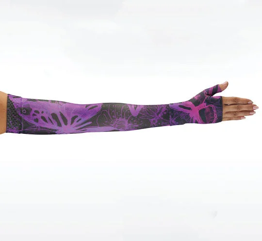 Juzo Soft Seamless Gauntlet, Butterfly Psychedelic Purple