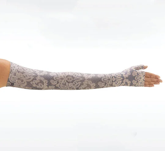 Women's quick - dry socks for water activitiesJuzo Soft Armsleeve w/ Silicone Band, Vintage Lace