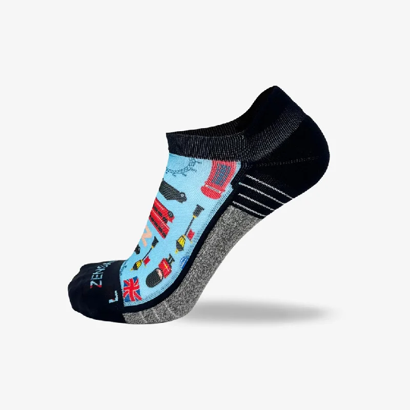 London Doodle Running Socks (No Show)